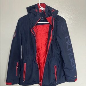 Tommy Hilfiger Womens 3-in-1 All Weather System Jacket Size Medium But No Lining